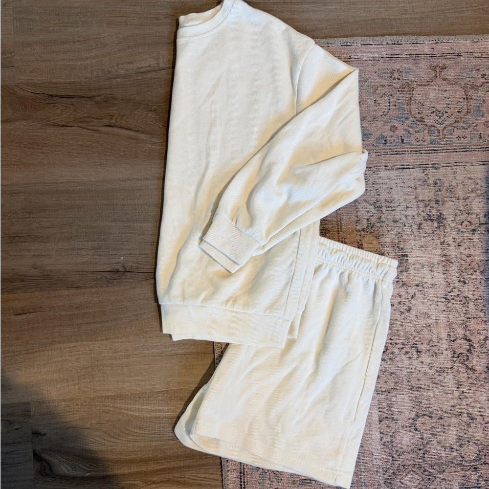 Buffalo David Bitton Cream Pajama Set - Picture 2 of 3